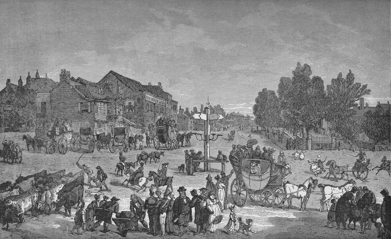 द ओल्ड एलिफेंट एंड कैसल इन, c1785, 1912 द्वारा अज्ञात