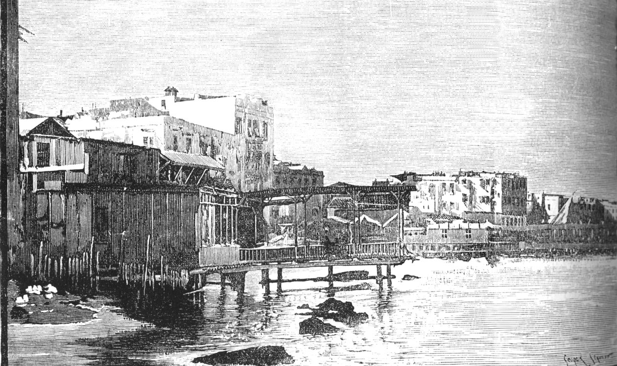 द ओल्ड हार्बर, अलेक्जेंड्रिया, c1882 द्वारा अज्ञात