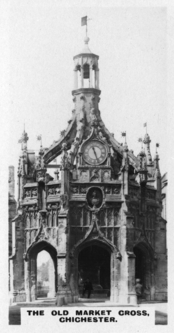 द ओल्ड मार्केट क्रॉस, चिचेस्टर, वेस्ट ससेक्स, 1920 द्वारा अज्ञात