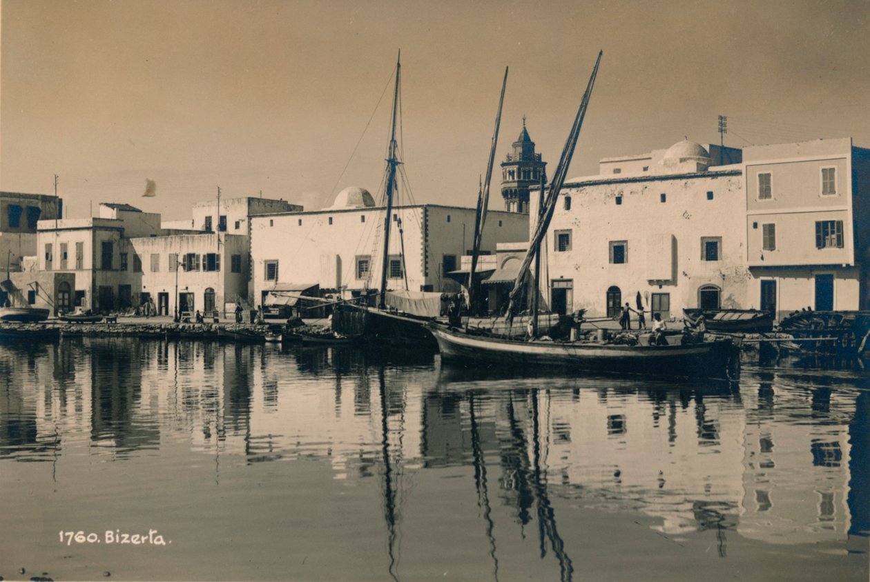 बिज़र्टा का पुराना बंदरगाह, ट्यूनीशिया, 1936 द्वारा अज्ञात