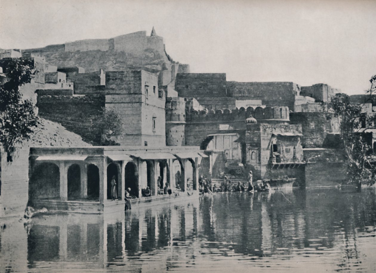 The Padam Sagar Tank at Jodhpur, 1936.  द्वारा अज्ञात
