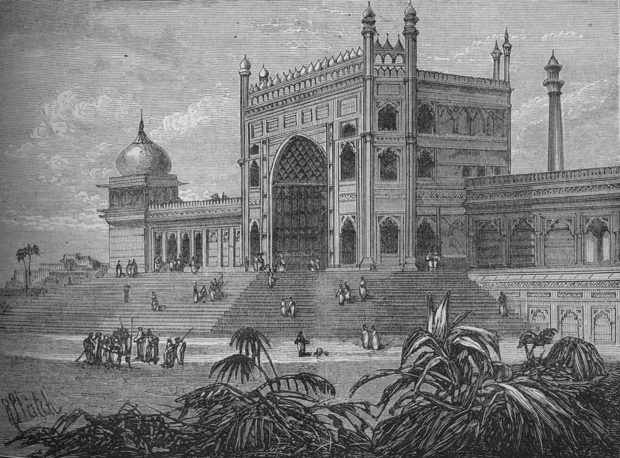 दिल्ली में पैलेस, c1880 द्वारा अज्ञात