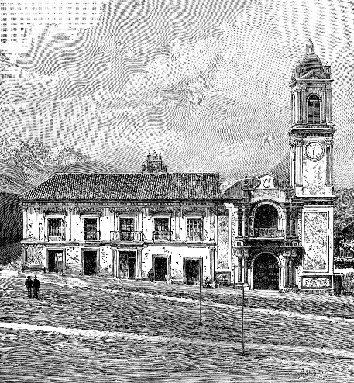 पैलेस ऑफ़ कांग्रेस, ला पाज़, बोलीविया, 1895 द्वारा अज्ञात