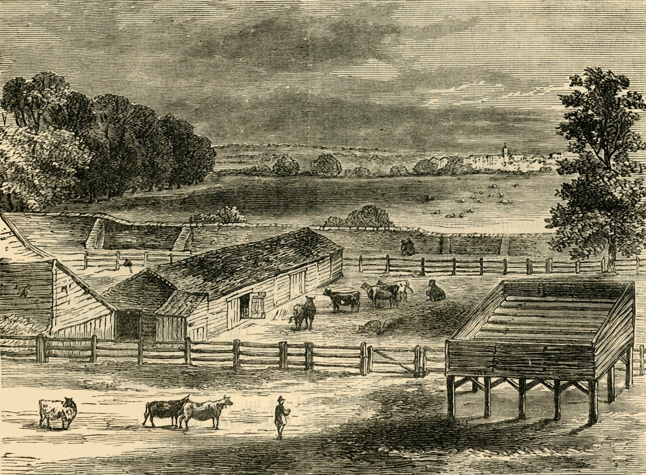 1790, c1876 में निष्पादन का स्थान, टायबर्न। द्वारा अज्ञात