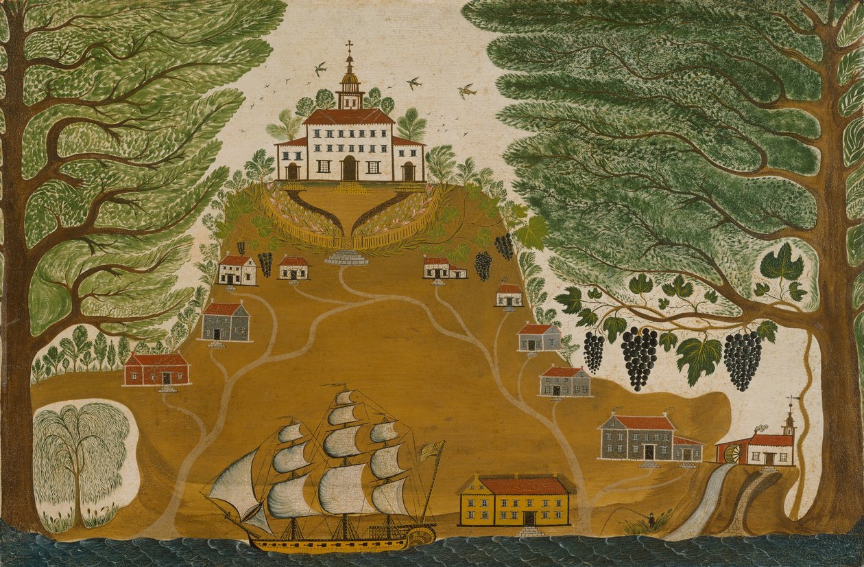 वृक्षारोपण, ca. 1825। द्वारा अज्ञात