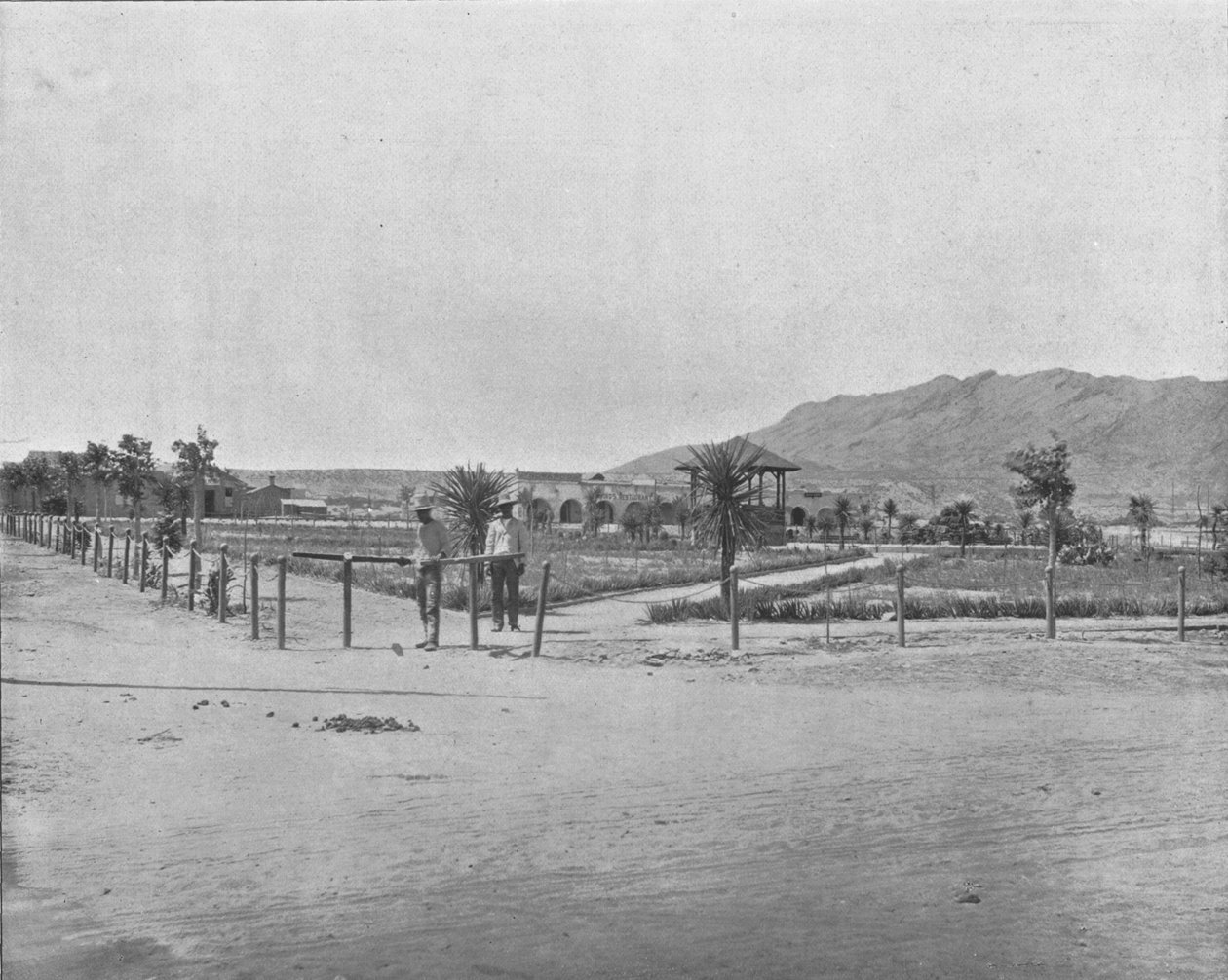 प्लाजा, एल पासो, टेक्सास, यूएसए, c1900। द्वारा अज्ञात