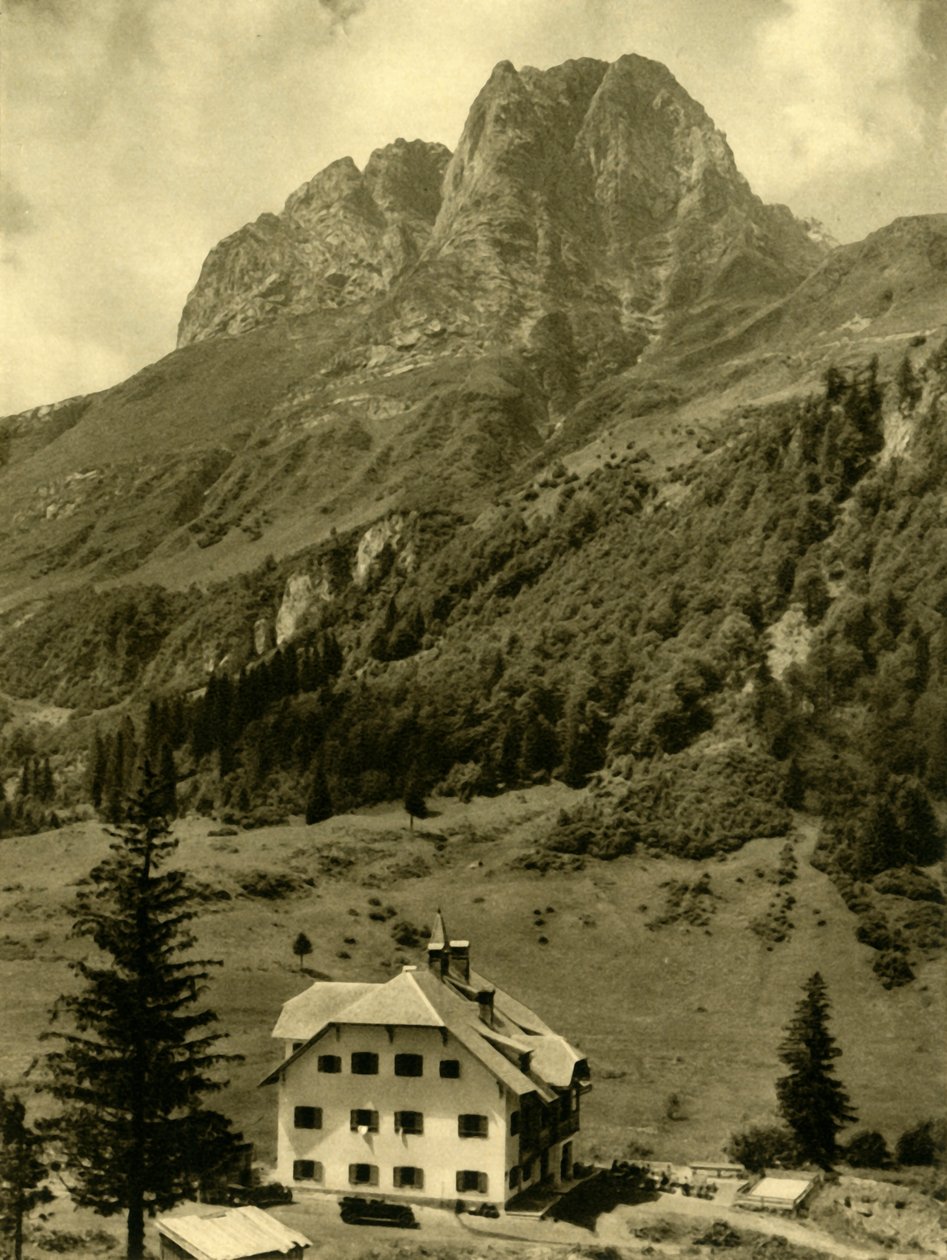 कार्निक आल्प्स पर्वत श्रृंखला, ऑस्ट्रिया में प्लॉकन दर्रा, c1935। द्वारा अज्ञात