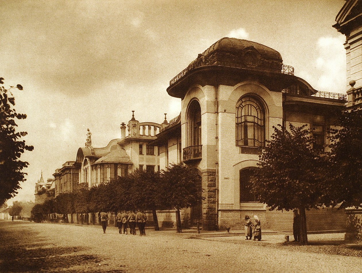 पोन्सोव्स्की और माइंडोव्स्की के घर, पोर्शकाया स्ट्रीट, मॉस्को, रूस, 1900 के दशक में हैं द्वारा अज्ञात
