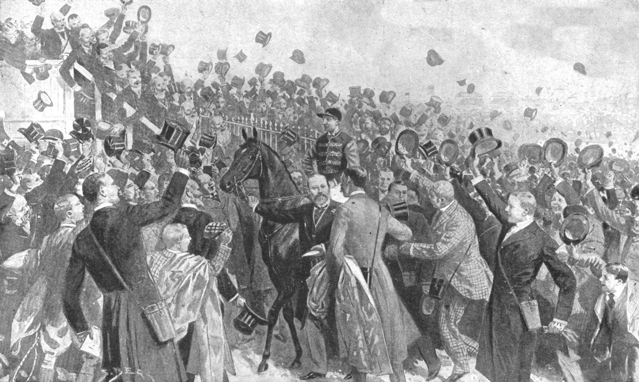 द प्रिंसेस फर्स्ट डर्बी, 1896: हिज रॉयल हाइनेस अग्रणी फारसिमोन, 1901। द्वारा अज्ञात