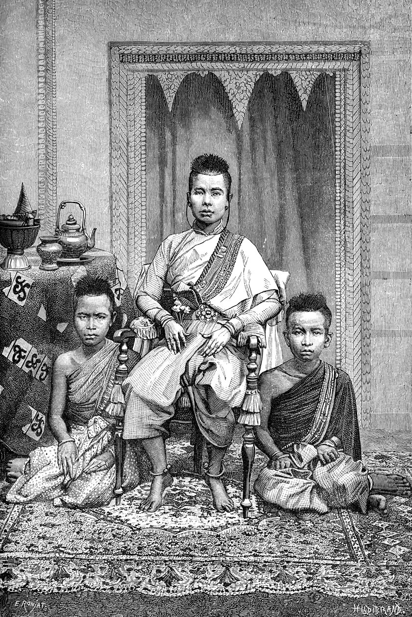 कंबोडिया के कंबोडिया की रानी माँ, 1895 द्वारा अज्ञात