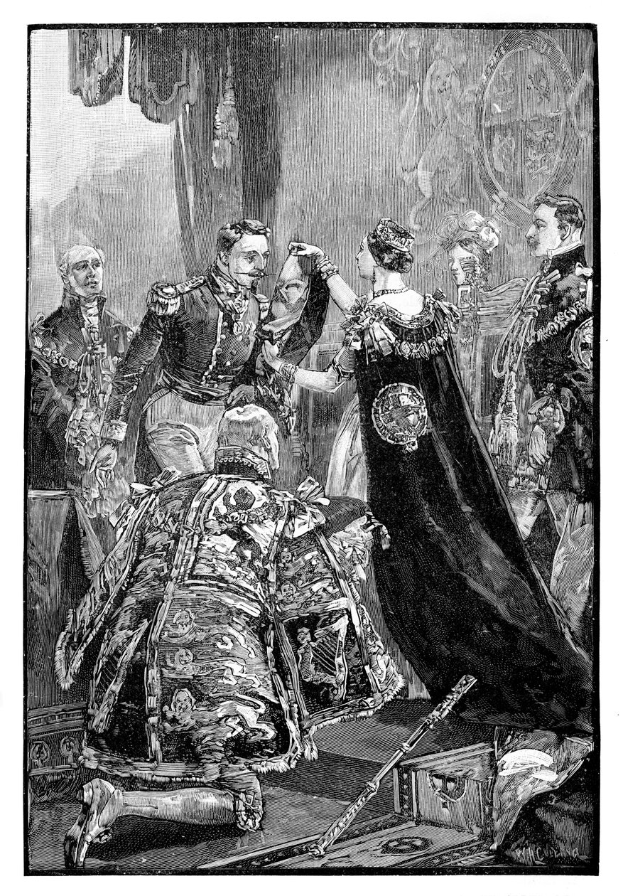 1855, 1888 के आदेश के साथ महारानी ने फ्रेंच के सम्राट के साथ निवेश किया द्वारा अज्ञात
