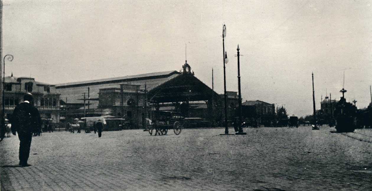 रेलवे स्टेशन, सैंटियागो, 1911 द्वारा अज्ञात