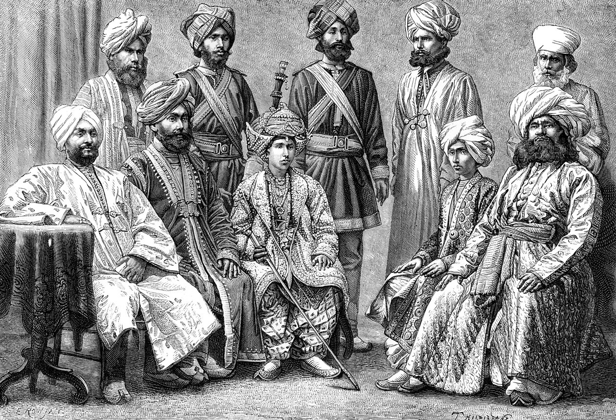 बहावलपुर का राजा और उसका दरबार, 1895 द्वारा अज्ञात