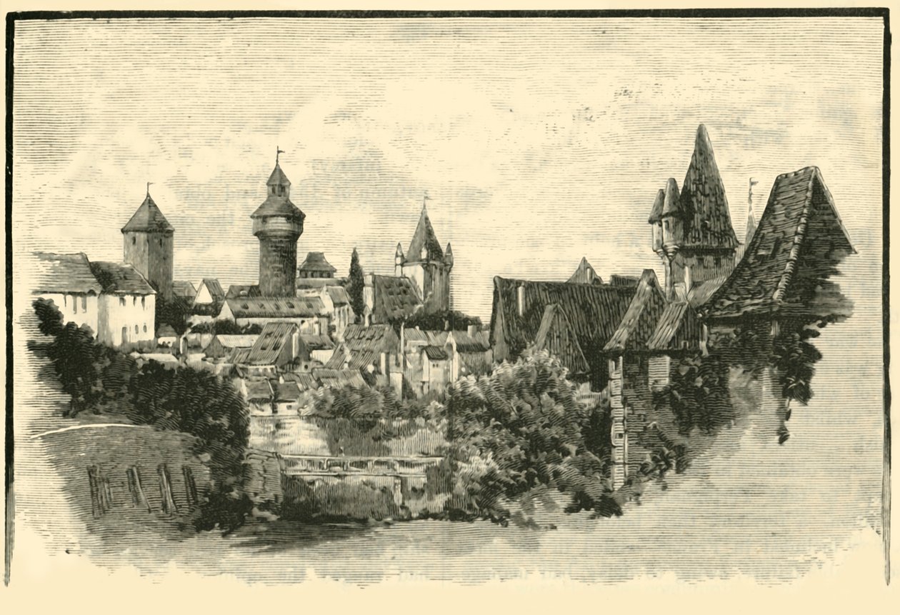 द रैम्पर्ट्स, नूरेमबर्ग, 1890। द्वारा अज्ञात