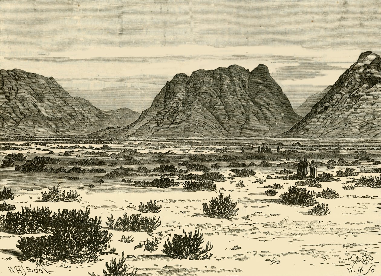 रास सूफसिफ पर्वत सिनाई, 1890। द्वारा अज्ञात