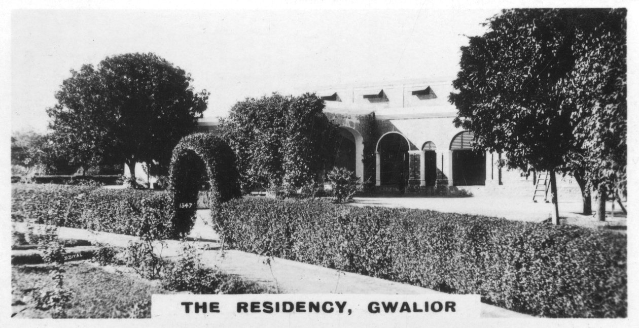 रेजीडेंसी, ग्वालियर, मध्य प्रदेश, भारत, c1925 द्वारा अज्ञात