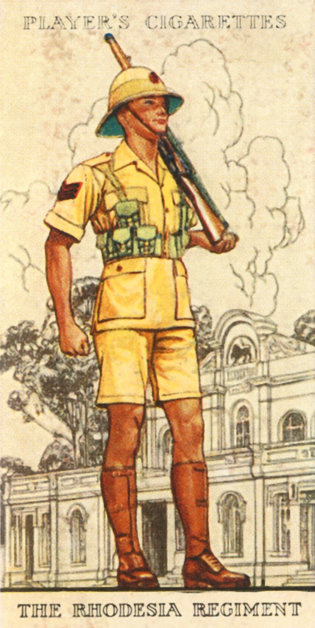 रोडेशिया रेजिमेंट, 1936। द्वारा अज्ञात