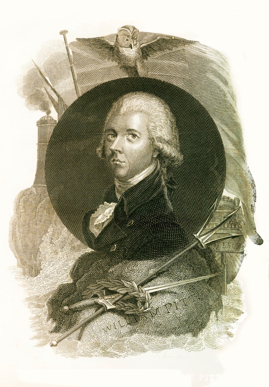 द राइट माननीय विलियम पिट, 1759-1806, 1816। द्वारा अज्ञात