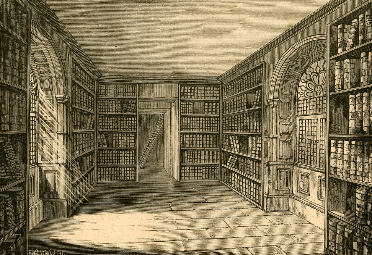 द रूम ओवर टेम्पल बार, 1876, 1897। द्वारा अज्ञात