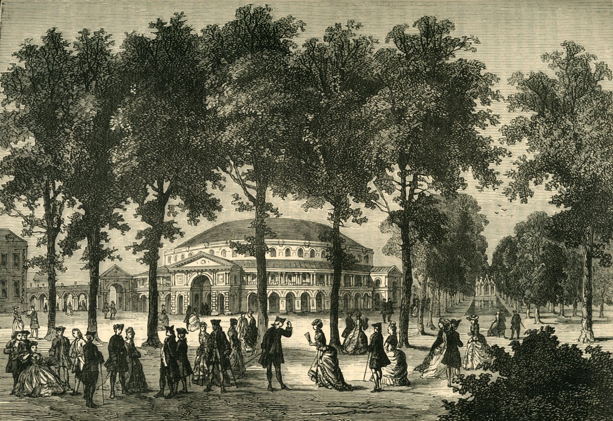 रोटंडा, रानीलघ गार्डन, c1876। द्वारा अज्ञात