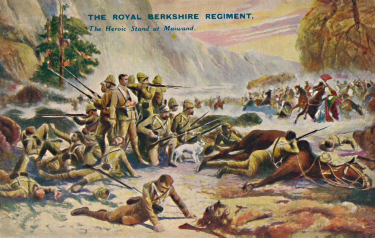 रॉयल बर्कशायर रेजिमेंट। 1880, 1939 में माईवैंड में वीर स्टैंड द्वारा अज्ञात