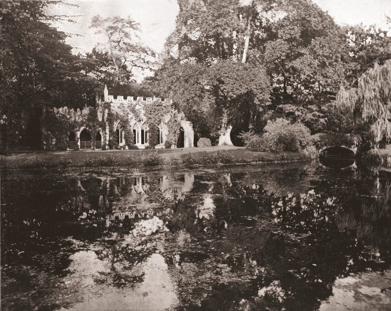 फ्रॉगमोर, बर्कशायर, 1894 में खंडहर। द्वारा अज्ञात