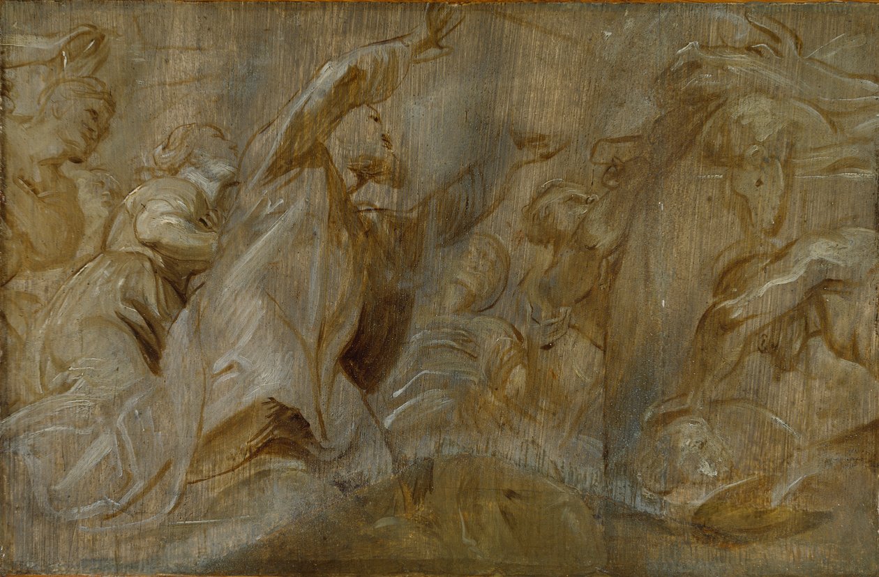 नूह का बलिदान, c1620 द्वारा अज्ञात
