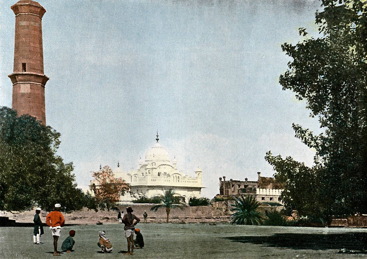 रंजीत सिंह, लाहौर, भारत की समाधि, c1890 द्वारा अज्ञात