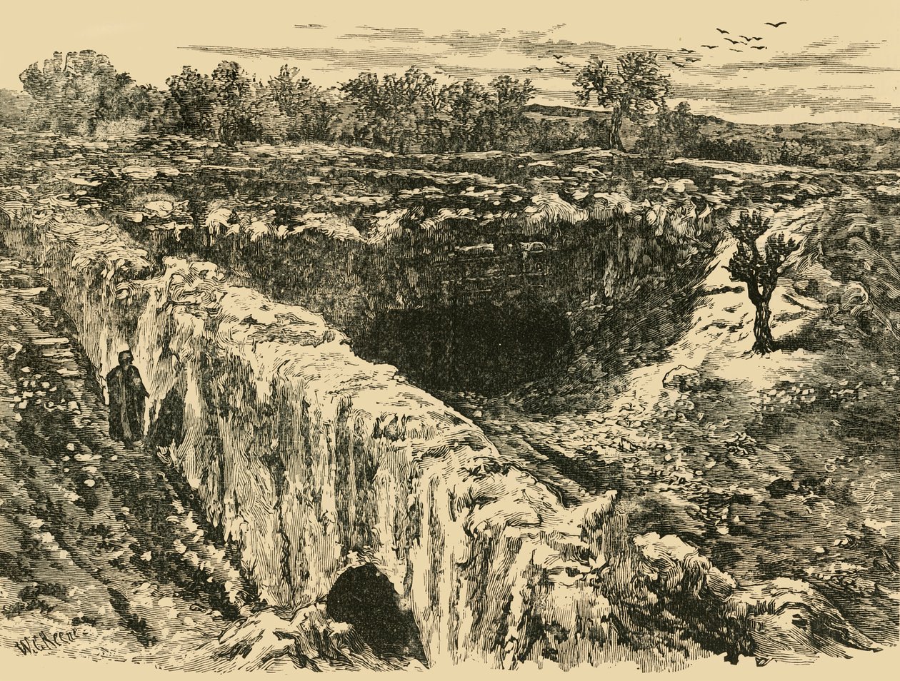 यरूशलेम में 1890 में किंग्स के सेपुलचेरेस। द्वारा अज्ञात