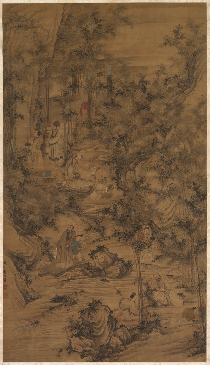 बैम्बू ग्रोव के सात वर्थ, 1644-1911। द्वारा अज्ञात