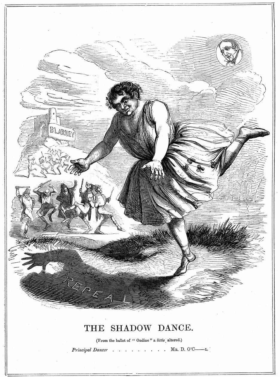 द शैडो डांस, 1843 द्वारा अज्ञात