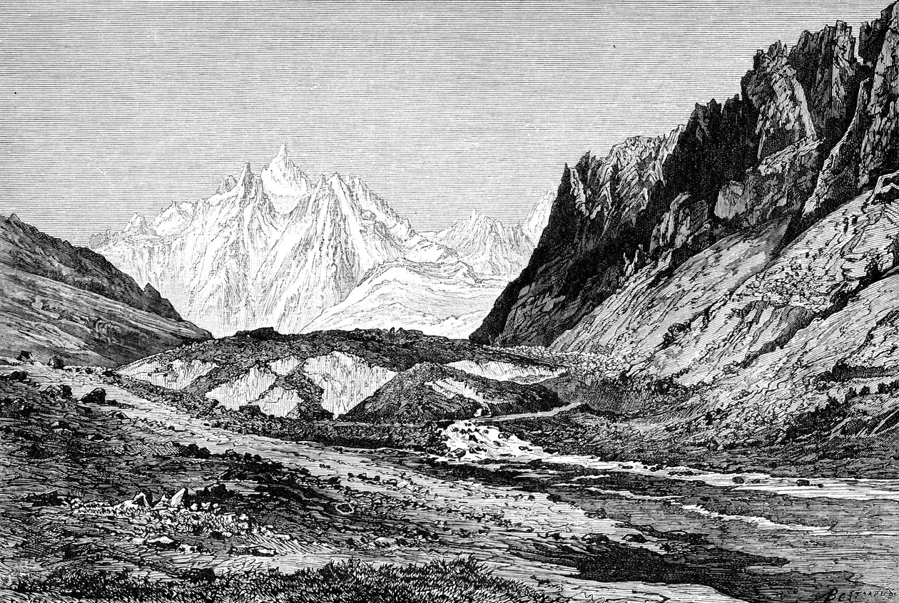 शुच्रोवस्की ग्लेशियर, रूस, 1895 द्वारा अज्ञात