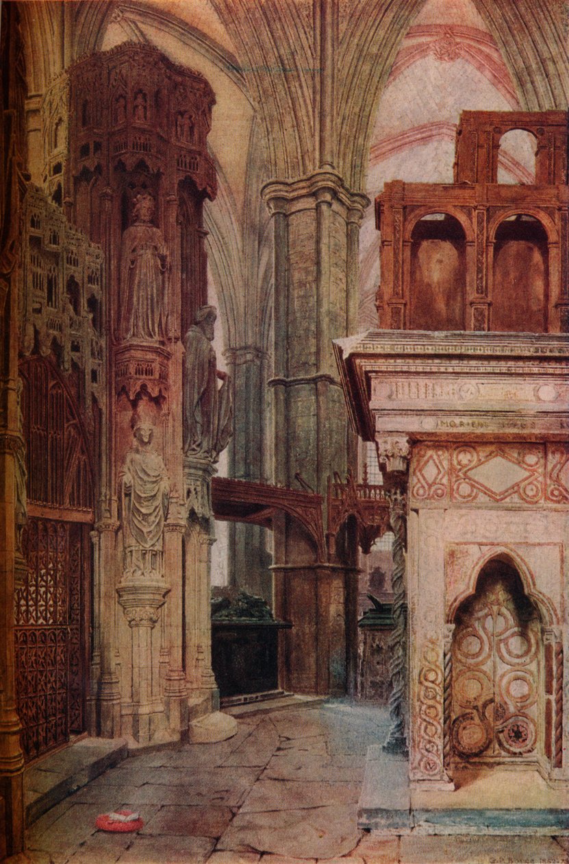 एडवर्ड द कन्फेंसर का श्राइन और चैपल, 1853, 1937 द्वारा अज्ञात