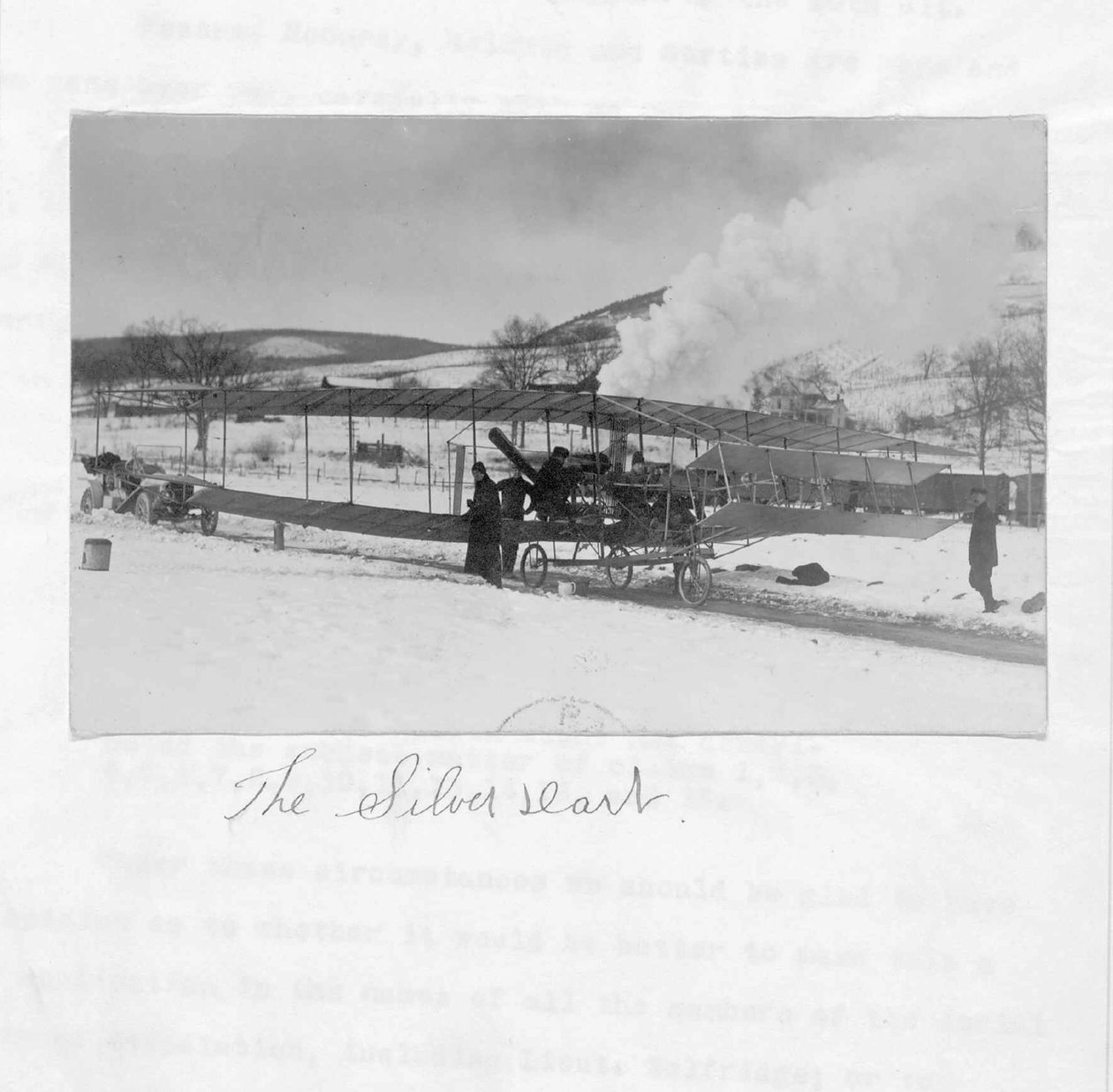 द सिल्वर डार्ट AEA Drome No. 4 अलेक्जेंडर ग्राहम बेल द्वारा, 1908 द्वारा अज्ञात