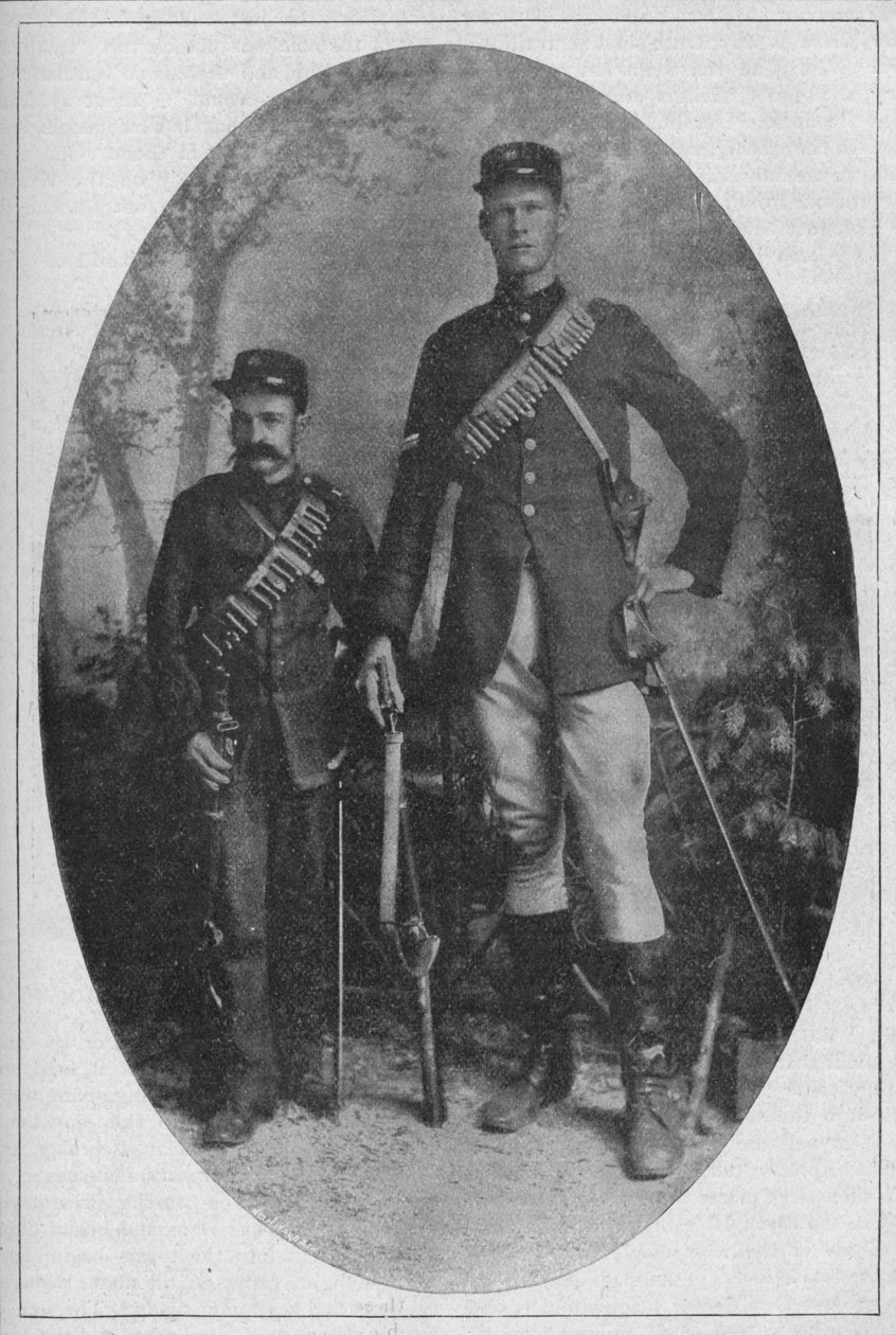 बोअर आर्मी, 1902 में सबसे छोटा आदमी और सबसे बड़ा आदमी द्वारा अज्ञात