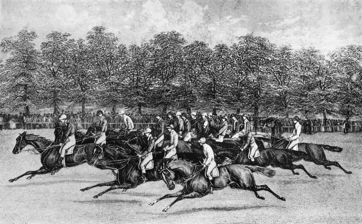 द सेंट लेगर के लिए प्रारंभ, 1851, 1911 द्वारा अज्ञात