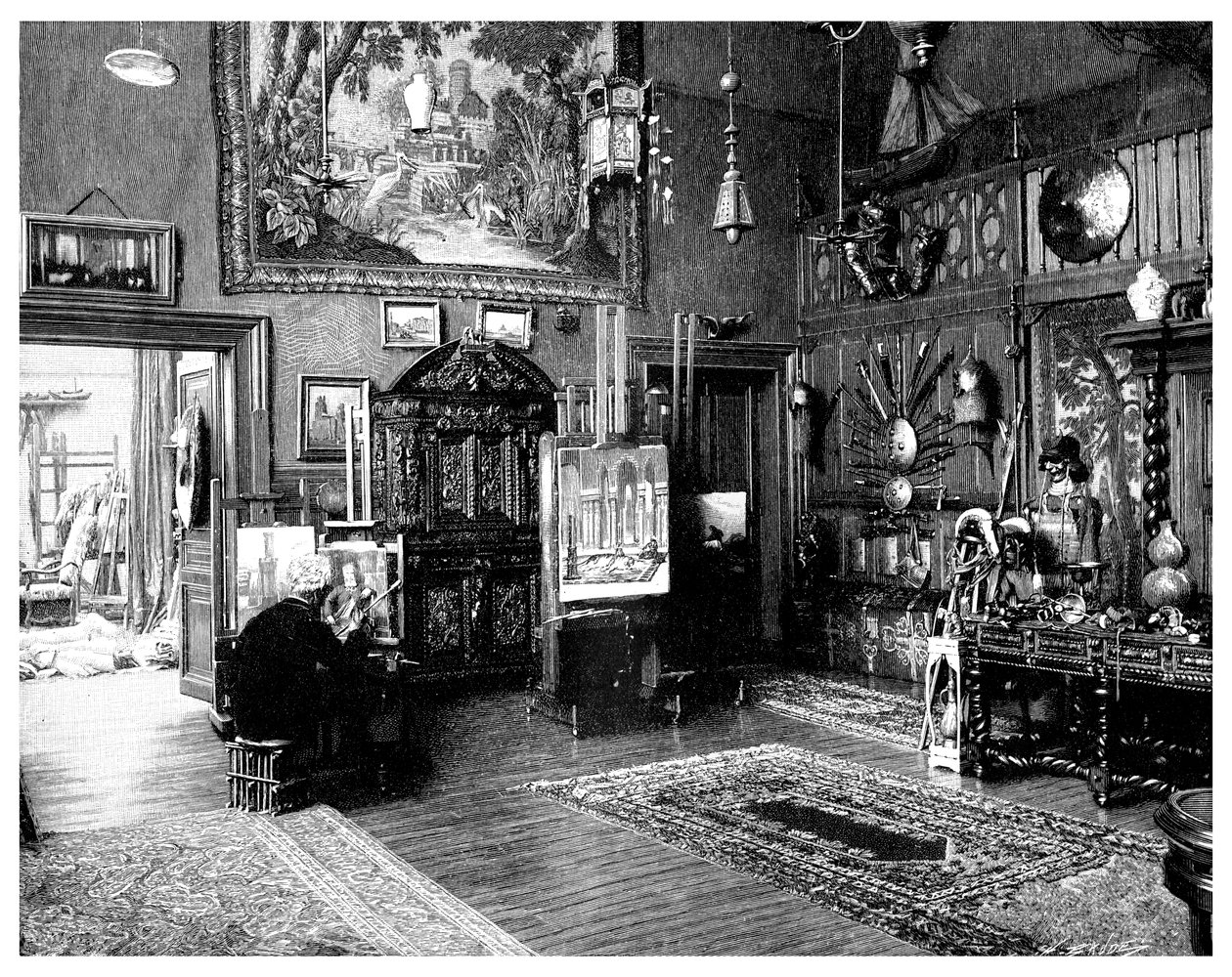 द स्टडी ऑफ महाशय जेएल गेरोम, 1901 द्वारा अज्ञात