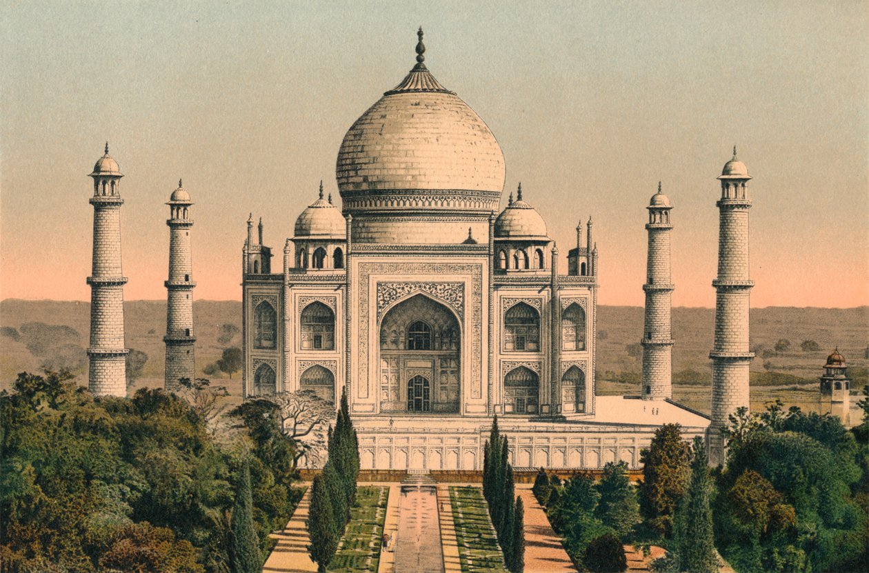 आगरा में ताजमहल, c1895, 1904 द्वारा अज्ञात