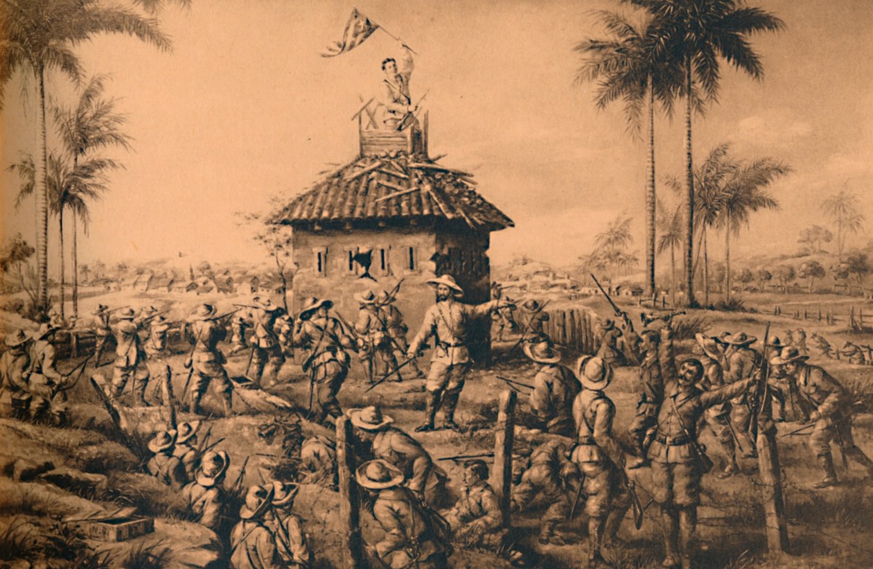 द टेकिंग ऑफ गुइमारो, 17-28 अक्टूबर 1896, 1927। द्वारा अज्ञात