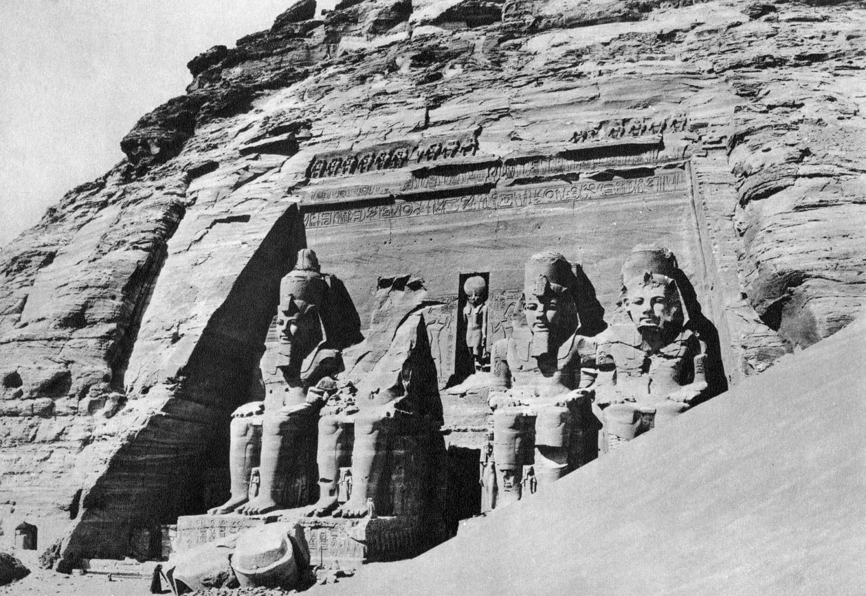 अबू सिंबल, मिस्र का मंदिर, 1936 द्वारा अज्ञात