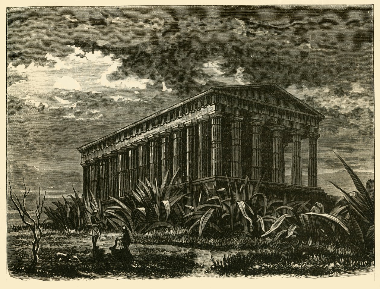 Theseus एथेंस में 1890। द्वारा अज्ञात