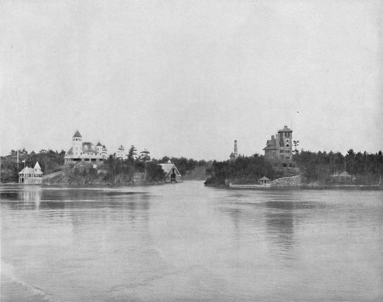 सेंट लॉरेंस के हजार द्वीप, c1897। द्वारा अज्ञात