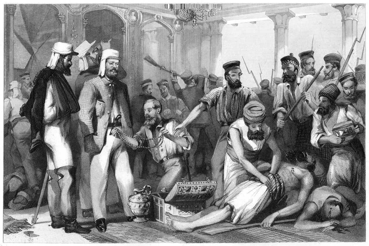 कैसरबाग, 1858, c1860 को बर्खास्त करते हुए टाइम्स संवाददाता द्वारा अज्ञात