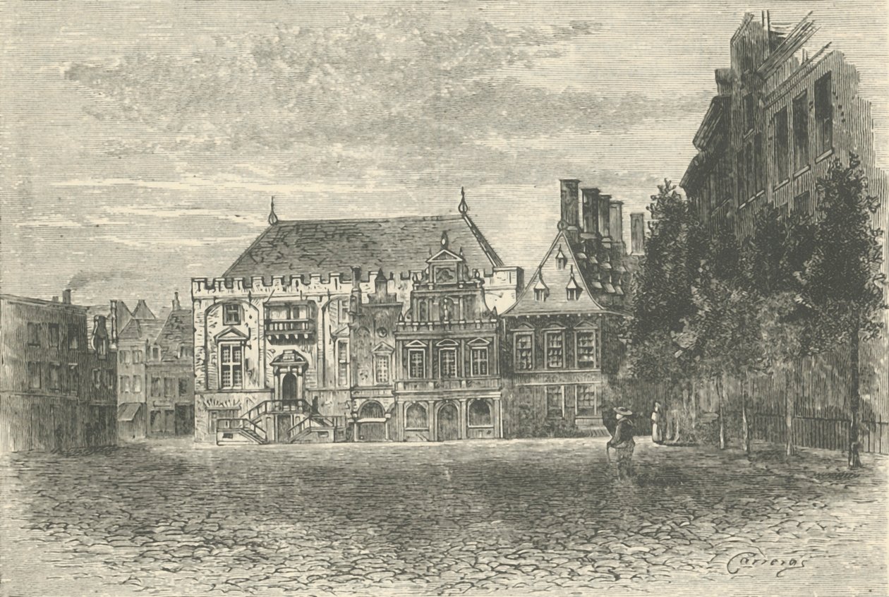 टाउन हॉल, हर्लेम, 1890। द्वारा अज्ञात