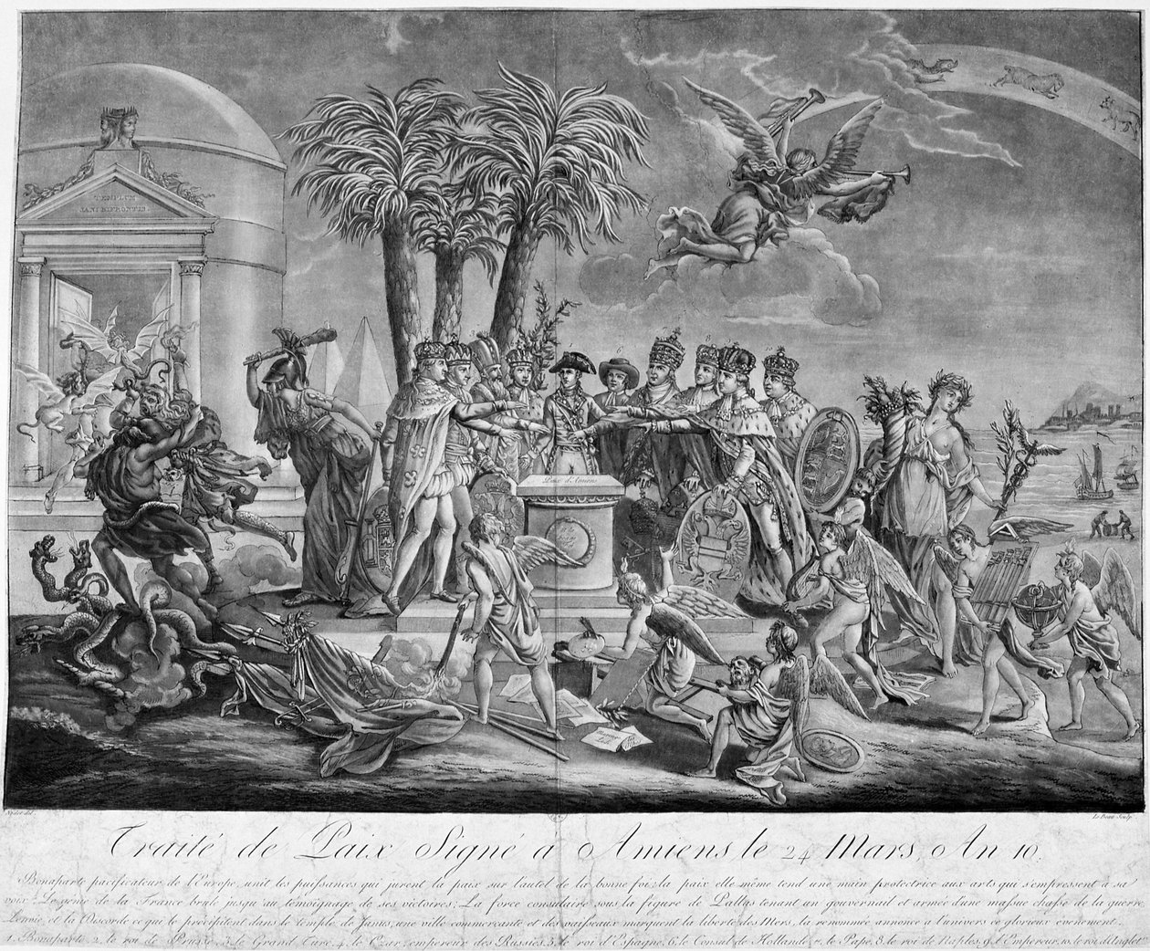 25 फरवरी, 1802, 19 वीं सदी में अमीन्स की संधि द्वारा अज्ञात