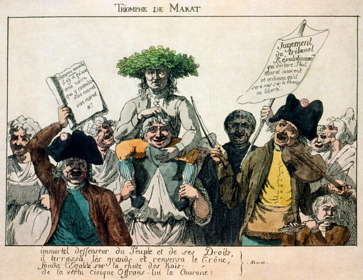 मराट की विजय, 1793 द्वारा अज्ञात