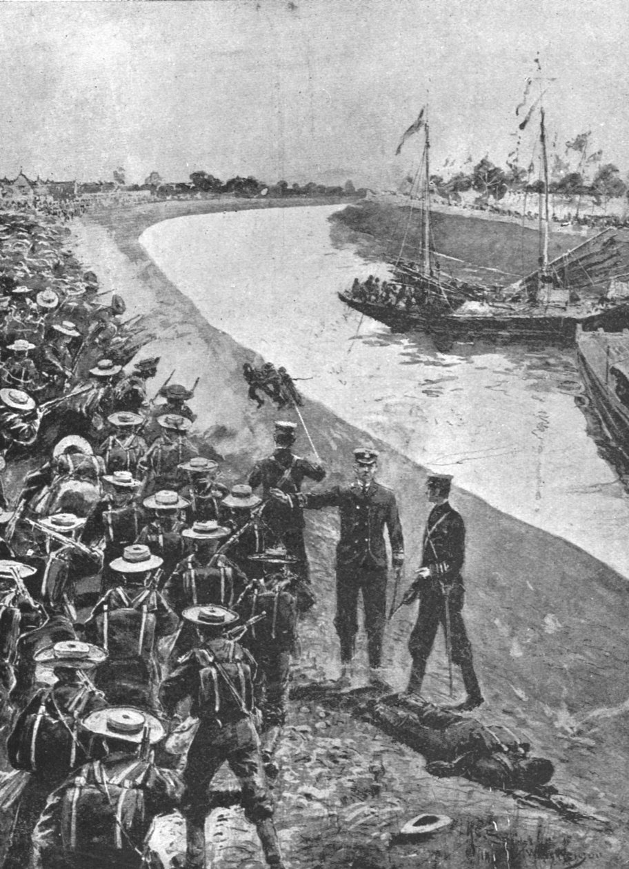 द ट्रबल इन चाइना, 1900-1901: द ब्लूजैकेट्स टू टर्सिन, 1901। द्वारा अज्ञात