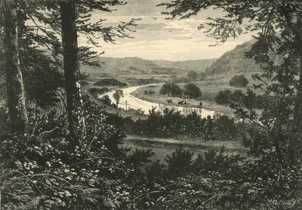 द वैले ऑफ एवोका, 1898। द्वारा अज्ञात