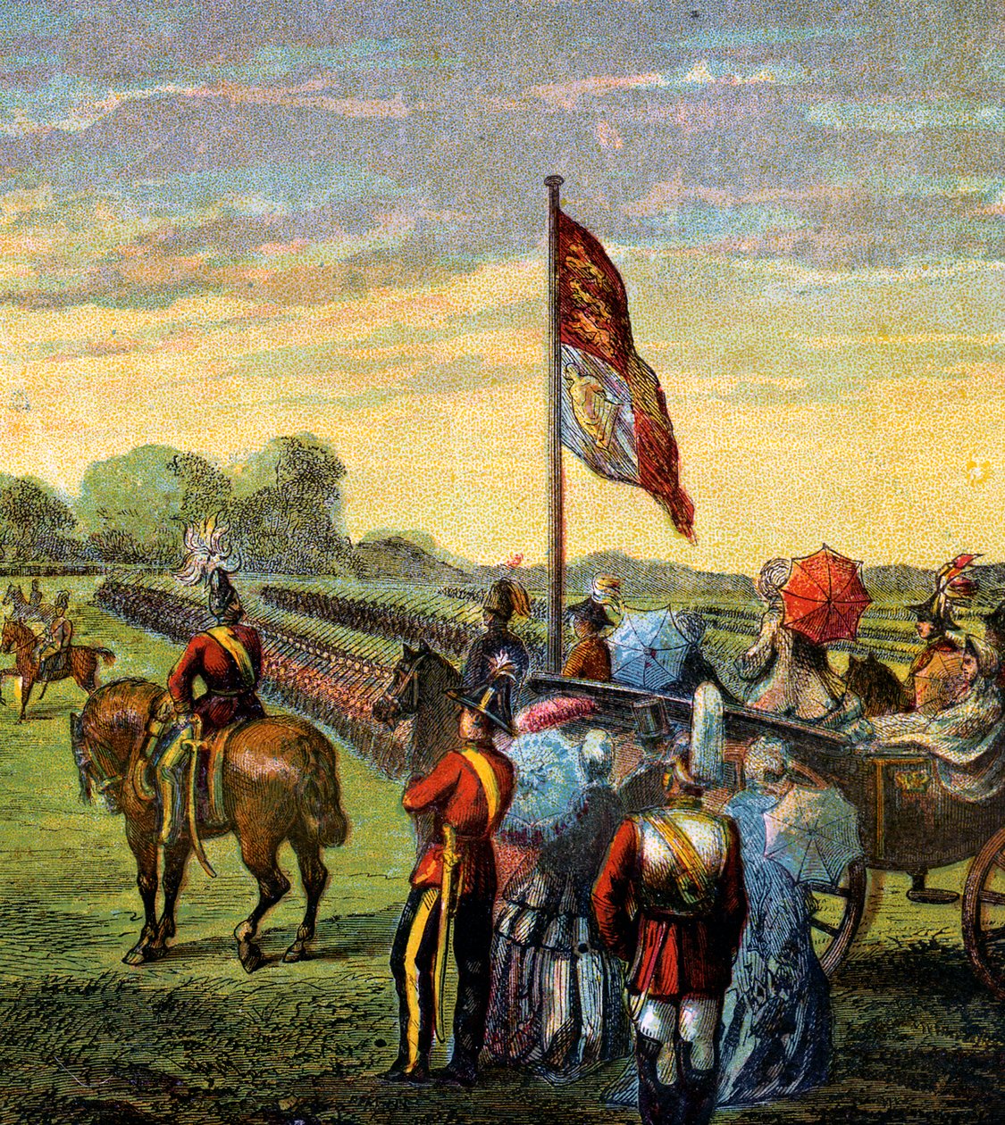 स्वयंसेवक की समीक्षा, c1850s द्वारा अज्ञात