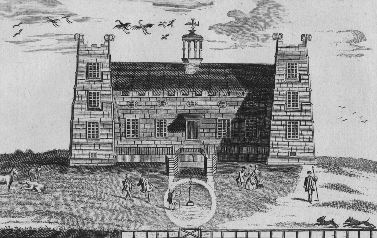 लमली-कैसल का वेस्ट प्रॉस्पेक्ट, c1767 द्वारा अज्ञात